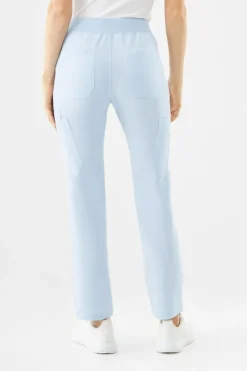 Uniformix Fizjoterapia|Kosmetologia-Spodnie medyczne damskie RayOn, 3030,Sky blue