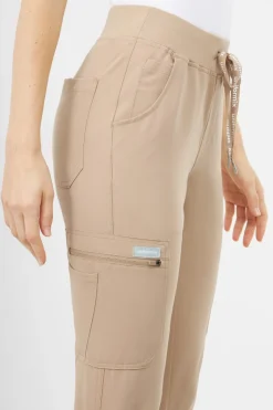 Uniformix Fizjoterapia|Kosmetologia-Spodnie medyczne damskie RayOn, 3030, Twilight