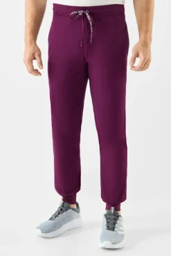 Uniformix Spodnie-Spodnie medyczne joggery męskie Med Couture RothWear, 7777-WINE