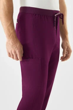 Uniformix Spodnie-Spodnie medyczne męskie Med Couture RothWear, 7779-WINE