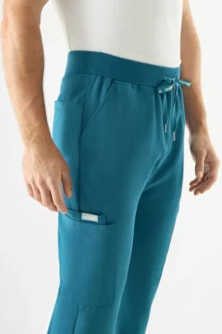 Uniformix Spodnie|Promocje-Spodnie medyczne męskie RayOn, 3080, Caraibben blue