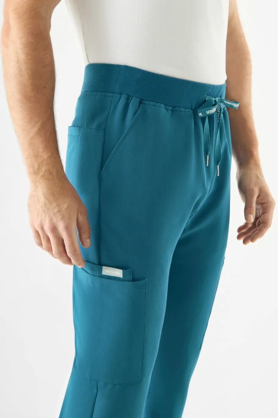 Uniformix Spodnie|Promocje-Spodnie medyczne męskie RayOn, 3080, Caraibben blue