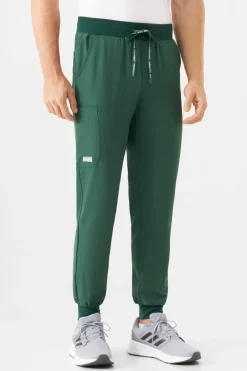 Uniformix Spodnie-Spodnie medyczne męskie Super Flex, 4070-Hunter green