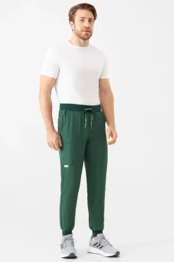 Uniformix Spodnie-Spodnie medyczne męskie Super Flex, 4070-Hunter green