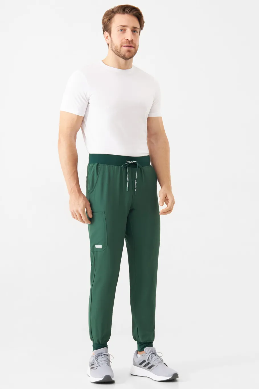 Uniformix Spodnie-Spodnie medyczne męskie Super Flex, 4070-Hunter green