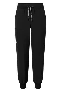 Uniformix Spodnie-Spodnie medyczne męskie Super Flex, 4070-Black