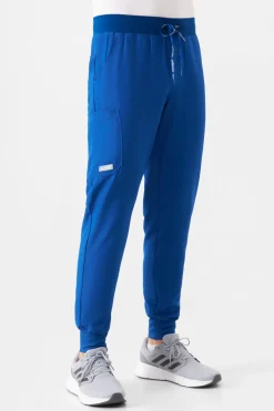 Uniformix Spodnie-Spodnie medyczne męskie Super Flex, 4070-Royal Blue