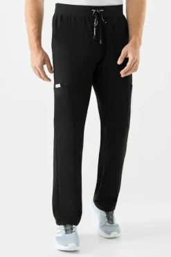 Uniformix Spodnie-Spodnie medyczne męskie Super Flex, 4080, Black
