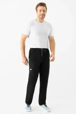 Uniformix Spodnie-Spodnie medyczne męskie Super Flex, 4080, Black