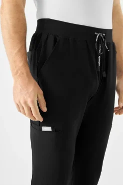 Uniformix Spodnie-Spodnie medyczne męskie Super Flex, 4080, Black