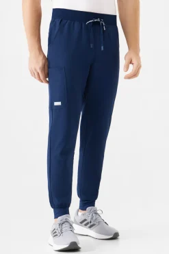 Uniformix Spodnie-Spodnie medyczne męskie Super Flex, 4070-Navy