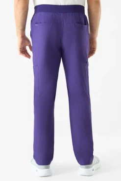 Uniformix Spodnie-Spodnie medyczne męskie Super Flex, 4080, Plum wine