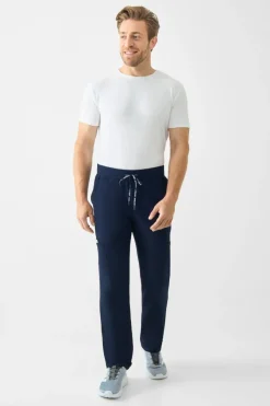 Uniformix Spodnie-Spodnie medyczne męskie Super Flex, 4080, Navy