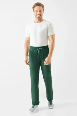 Uniformix Spodnie-Spodnie medyczne męskie Super Flex, 4080, Hunter green