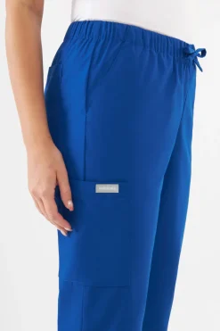 Uniformix Kosmetologia|Stomatologia-Spodnie medyczne uniwersalne, TEAM T1190, Royal Blue
