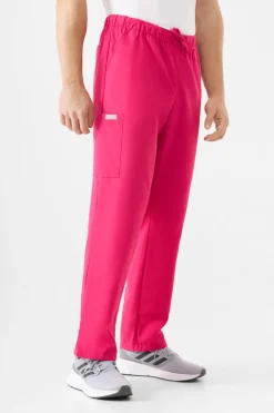 Uniformix Kosmetologia|Stomatologia-Spodnie medyczne uniwersalne, TEAM T1190, Virtual Pink