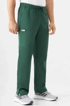 Uniformix Kosmetologia|Stomatologia-Spodnie medyczne uniwersalne, TEAM T1190, Hunter Green