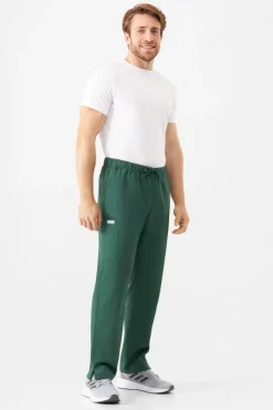 Uniformix Kosmetologia|Stomatologia-Spodnie medyczne uniwersalne, TEAM T1190, Hunter Green