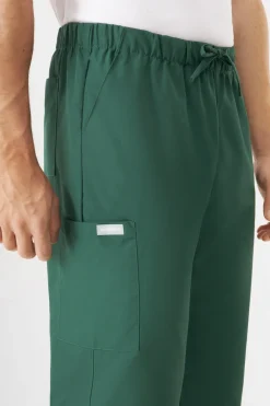 Uniformix Kosmetologia|Stomatologia-Spodnie medyczne uniwersalne, TEAM T1190, Hunter Green