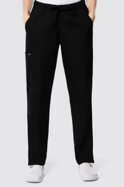 Uniformix Kosmetologia|Stomatologia-Spodnie medyczne uniwersalne TEAM T1190, Black