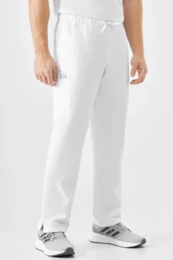 Uniformix Kosmetologia|Stomatologia-Spodnie medyczne uniwersalne TEAM T1190, White