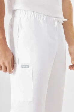 Uniformix Kosmetologia|Stomatologia-Spodnie medyczne uniwersalne TEAM T1190, White