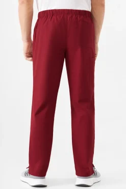 Uniformix Kosmetologia|Stomatologia-Spodnie medyczne uniwersalne TEAM T1190, Burgundy