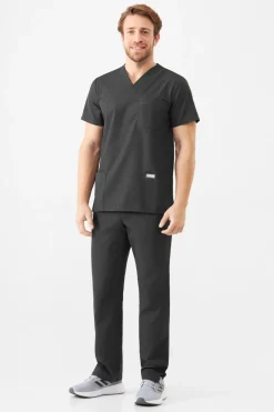 Uniformix Kosmetologia|Stomatologia-Spodnie medyczne uniwersalne, TEAM T1190, Dark gray