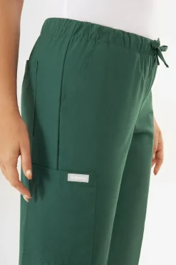 Uniformix Komplety|Promocje-Zestaw medyczny damski TEAM, bluza T1000 + spodnie T1190, Hunter Green