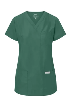 Uniformix Komplety|Promocje-Zestaw medyczny damski TEAM, bluza T1000 + spodnie T1190, Hunter Green