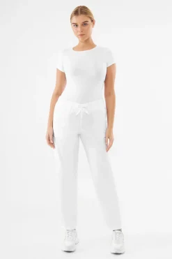 Uniformix Komplety|Promocje-Zestaw medyczny damski TEAM, bluza T1000 + spodnie T1190, White