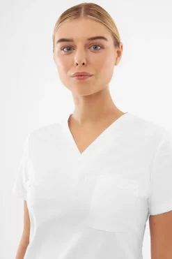 Uniformix Komplety|Promocje-Zestaw medyczny damski TEAM, bluza T1000 + spodnie T1190, White