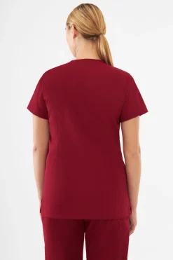 Uniformix Komplety|Promocje-Zestaw medyczny damski TEAM, bluza T1000 + spodnie T1190, Burgundy