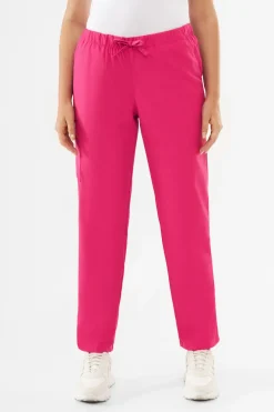 Uniformix Komplety|Promocje-Zestaw medyczny damski TEAM, bluza T1000 + spodnie T1190, Virtual Pink