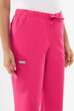 Uniformix Komplety|Promocje-Zestaw medyczny damski TEAM, bluza T1000 + spodnie T1190, Virtual Pink