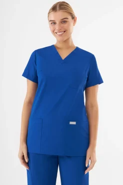Uniformix Komplety|Promocje-Zestaw medyczny damski TEAM, bluza T1000 + spodnie T1190, Royal Blue