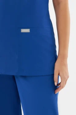 Uniformix Komplety|Promocje-Zestaw medyczny damski TEAM, bluza T1000 + spodnie T1190, Royal Blue