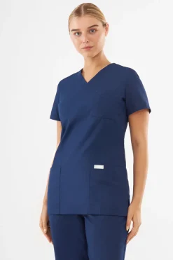 Uniformix Komplety|Promocje-Zestaw medyczny damski TEAM, bluza T1000 + spodnie T1190, Navy
