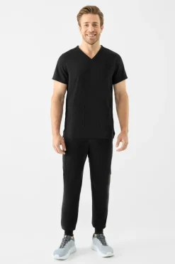 Uniformix Promocje|Komplety-Zestaw medyczny Med Couture RothWear - Bluza 7477 + Spodnie 7777, BLACK
