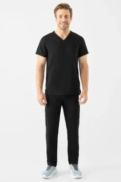 Uniformix Komplety|Promocje-Zestaw medyczny Med Couture RothWear - Bluza 7477 + Spodnie 7779, BLACK