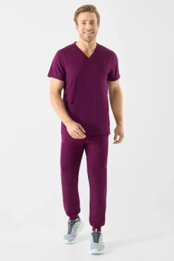Uniformix Promocje|Komplety-Zestaw medyczny Med Couture RothWear - Bluza 7477 + Spodnie 7777, WINE