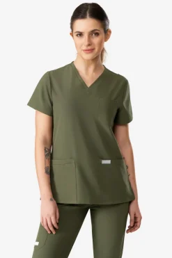 Uniformix Komplety|Promocje-Zestaw medyczny Super Flex, bluza 4000 + spodnie 4030, tea-leaf