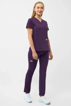 Uniformix Komplety|Promocje-Zestaw medyczny RayOn, bluza 3000 + spodnie 3030, Dark purple