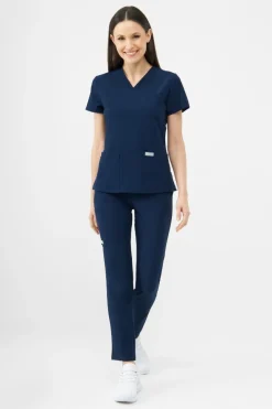 Uniformix Komplety|Promocje-Zestaw medyczny Super Flex, bluza 4000 + spodnie 4030, Navy