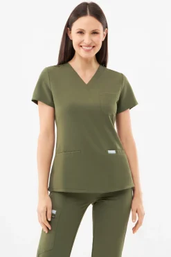 Uniformix Promocje|Komplety-Zestaw medyczny RayOn, bluza 3000 + spodnie 3020, Tea Leaf