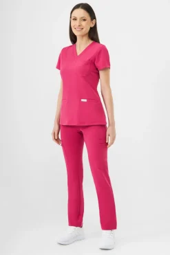 Uniformix Promocje|Komplety-Zestaw medyczny RayOn, bluza 3000 + spodnie 3030, Virtual Pink