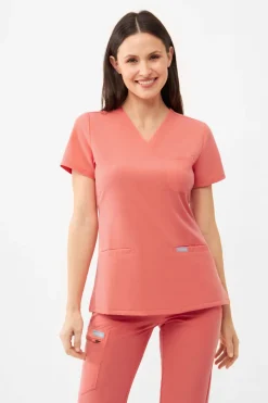 Uniformix Promocje|Komplety-Zestaw medyczny RayOn, bluza 3000 + spodnie 3020, Salomon Orange