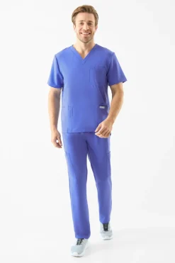 Uniformix Promocje|Komplety-Zestaw medyczny RayOn, bluza 3050 + spodnie 3080, Ceil blue
