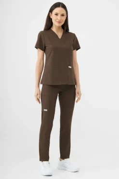 Uniformix Komplety|Promocje-Zestaw medyczny Super Flex, bluza 4000 + spodnie 4030, Fresh Roast