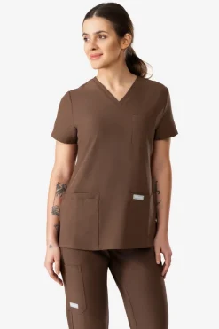 Uniformix Komplety|Promocje-Zestaw medyczny Super Flex, bluza 4000 + spodnie 4030, Fresh Roast